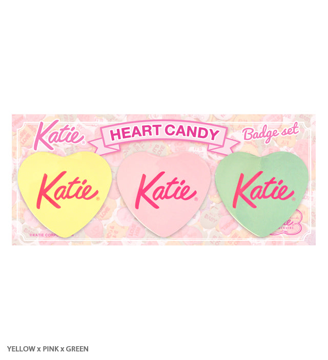 BADGE heart candy set