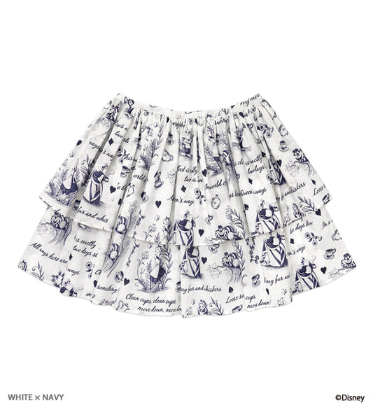 Disney “ALICE IN WONDERLAND” / THE KATIE COLLECTION ~“Alice” fabric collection~ can can skirt