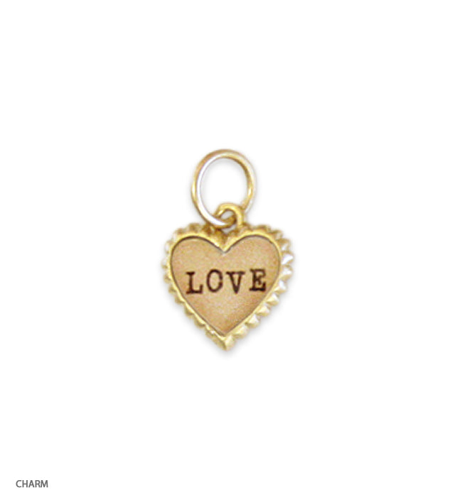 SWEET HEART petit heart initial charm