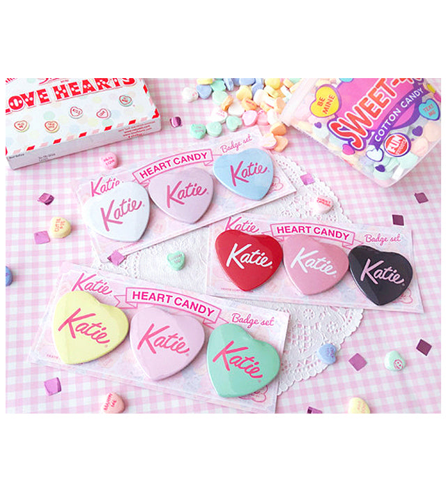 BADGE heart candy set