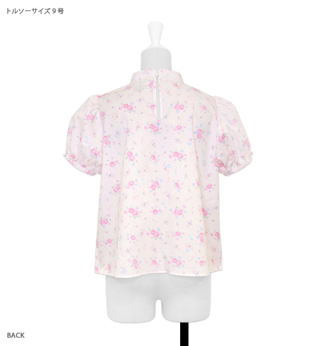 BABY BUNNY SHOWER china puff blouse