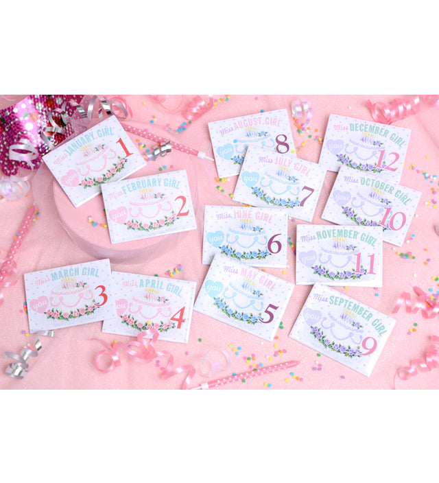 BADGE CLIP birthday cake