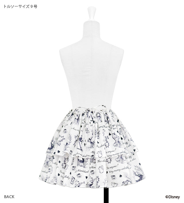 Disney “ALICE IN WONDERLAND” / THE KATIE COLLECTION ~“Alice” fabric collection~ can can skirt