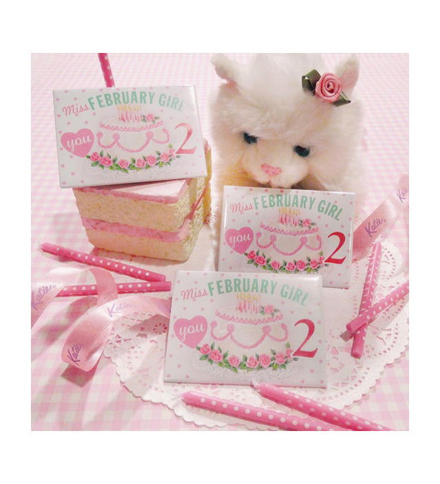 BADGE CLIP birthday cake