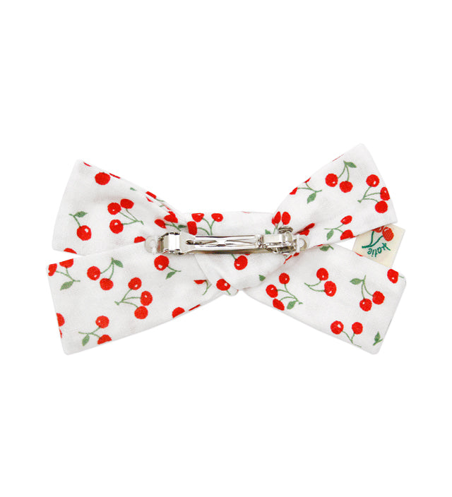 CHERRY RIBBON barrette