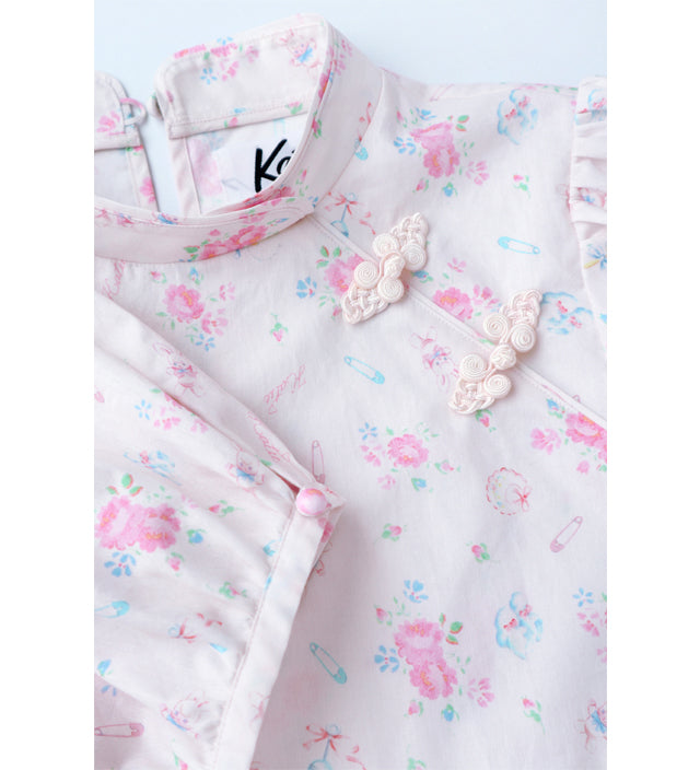 BABY BUNNY SHOWER china puff blouse