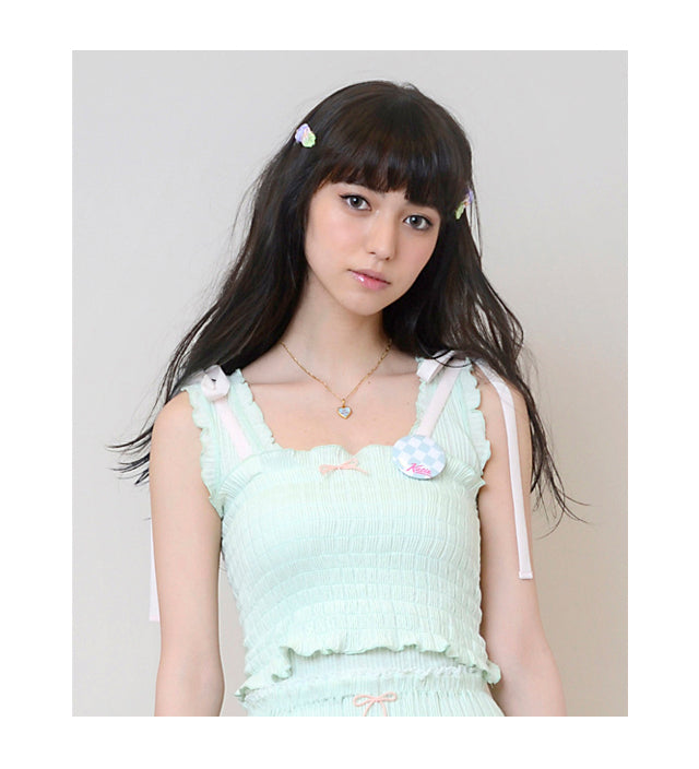 RIBBON FLOWER barrette