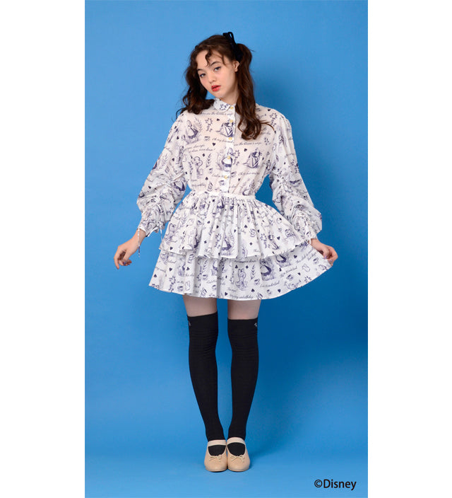 Disney “ALICE IN WONDERLAND” / THE KATIE COLLECTION ~“Alice” fabric collection~ can can skirt