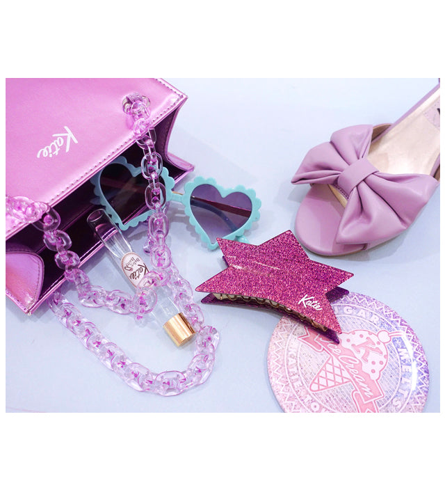 GLITTER star clip