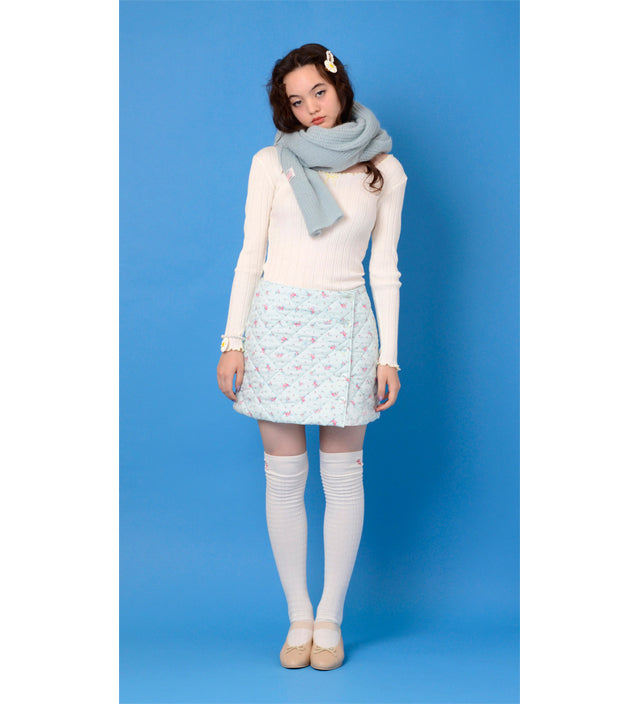 VIRGIN UP wrap skirt