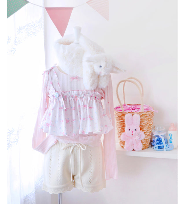 BABY BUNNY SHOWER can can camisole