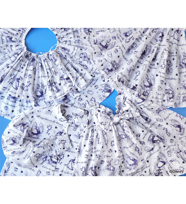 Disney “ALICE IN WONDERLAND” / THE KATIE COLLECTION ~“Alice” fabric collection~ can can skirt