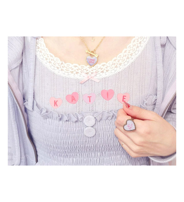 SWEET HEART heart candy necklace