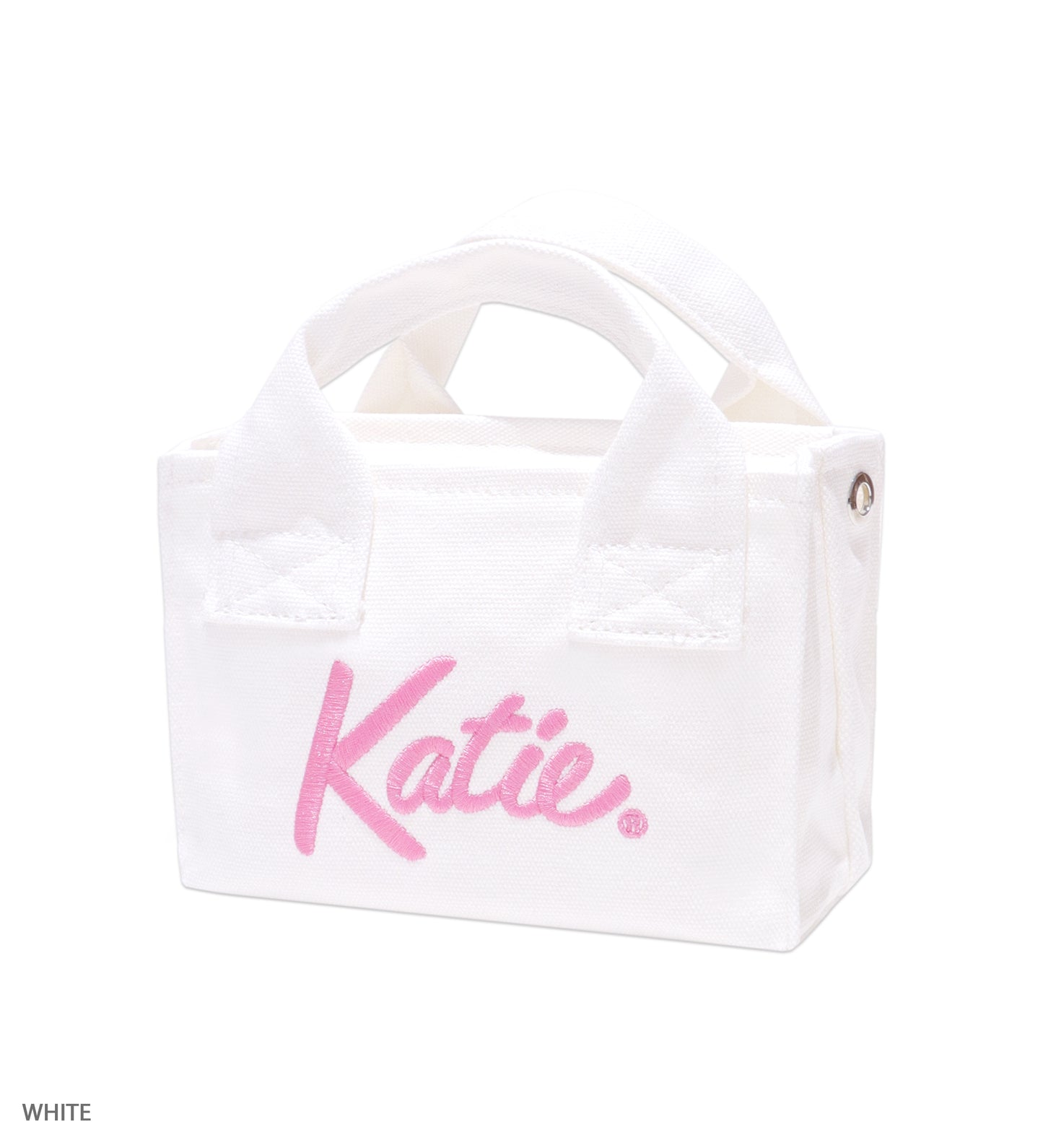 KATIE LOGO canvas mini tote