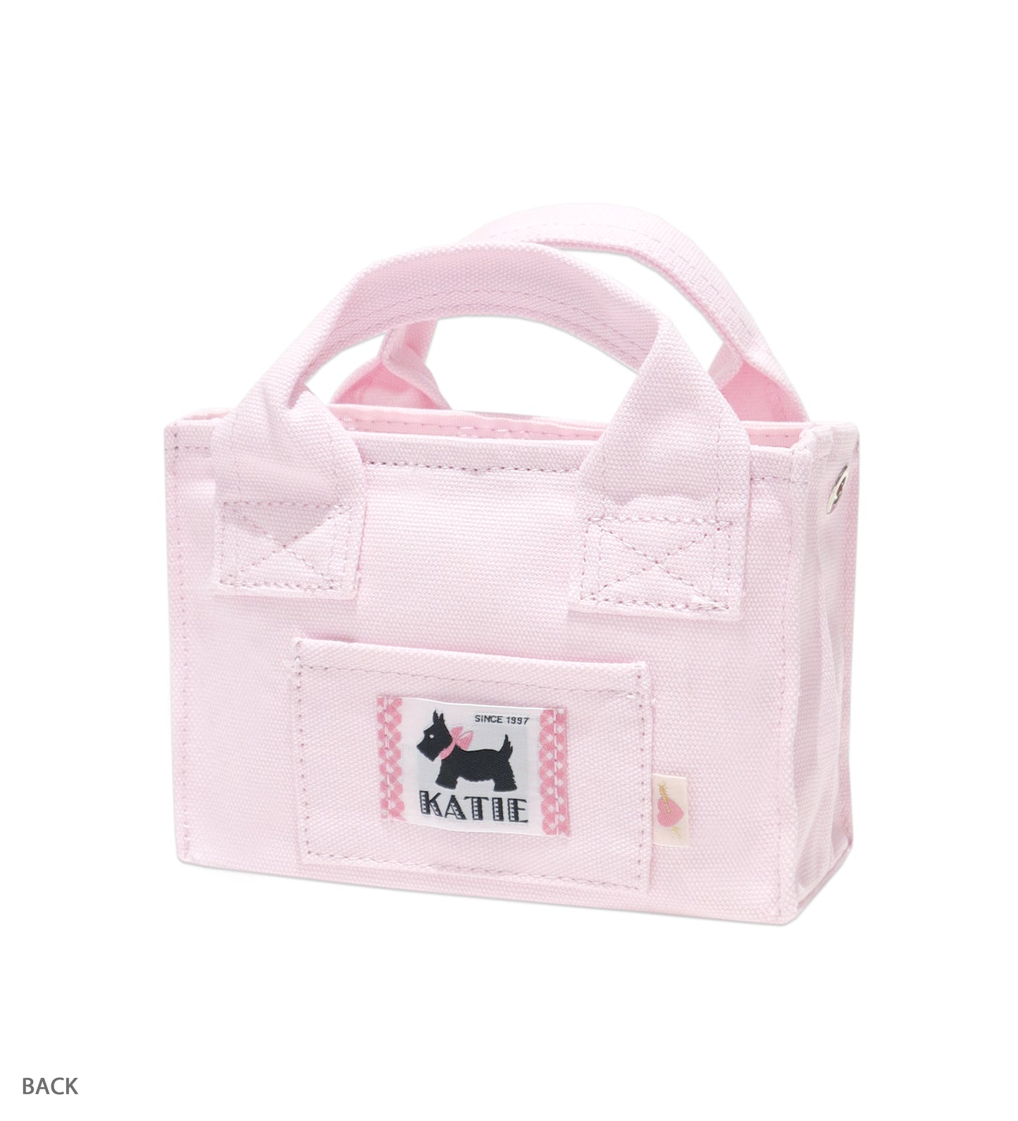 KATIE LOGO canvas mini tote