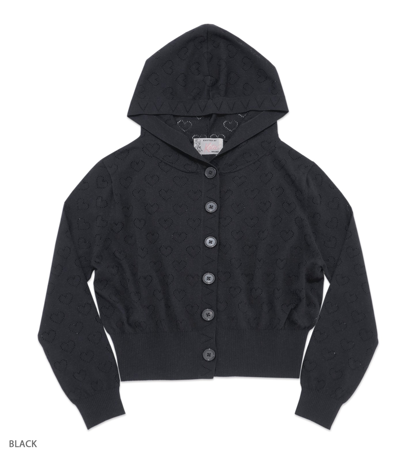 HEARTY HEARTY hood cardigan