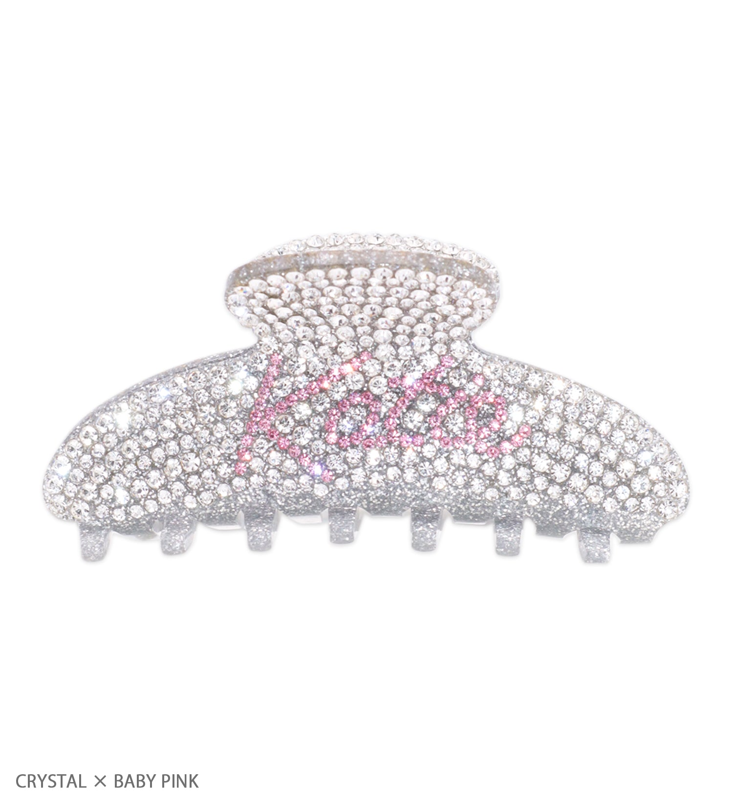 【セール中】PICKY THE SHOP ラインストーンへアクリップ ✨BEST SELLING ITEMS】All Rhinestone Hair Clip(BLACK LOGO