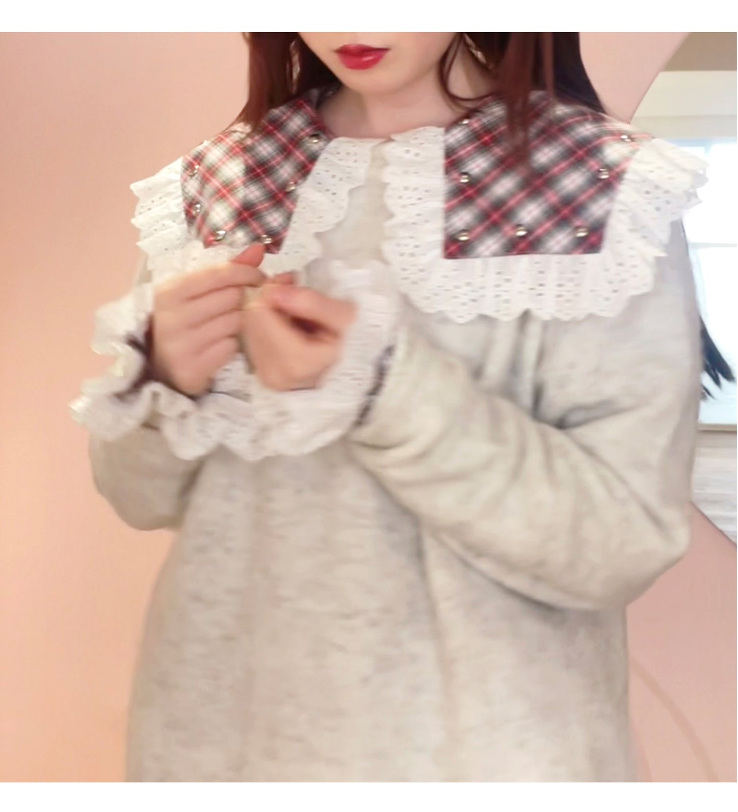 FOOL'S MATE lacy blouse jacket