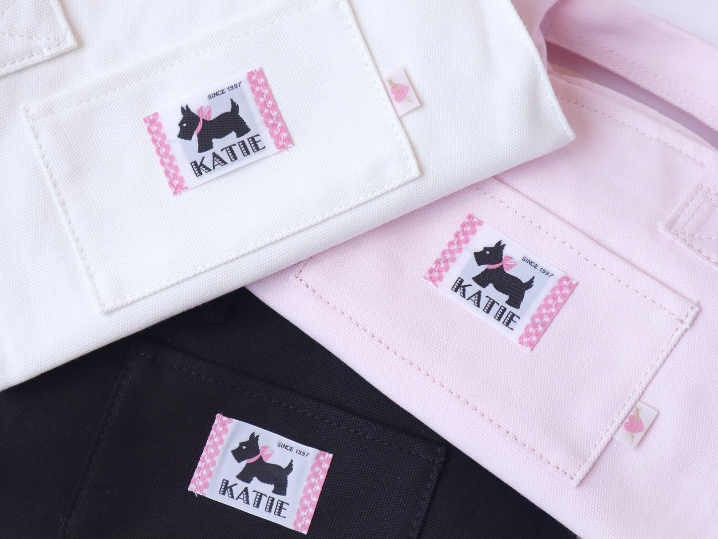 KATIE LOGO canvas tote