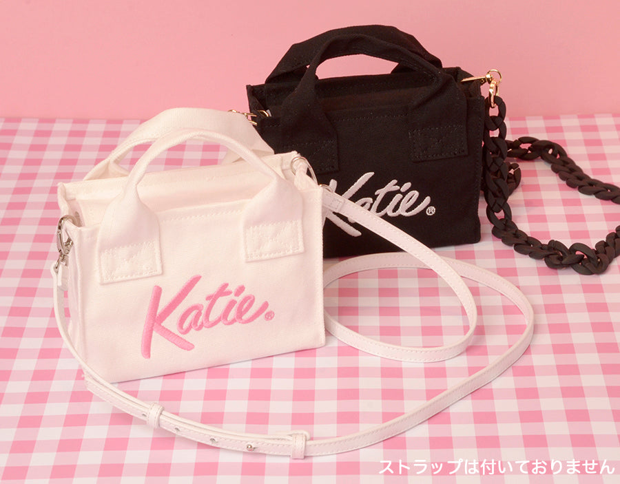 KATIE LOGO canvas mini tote