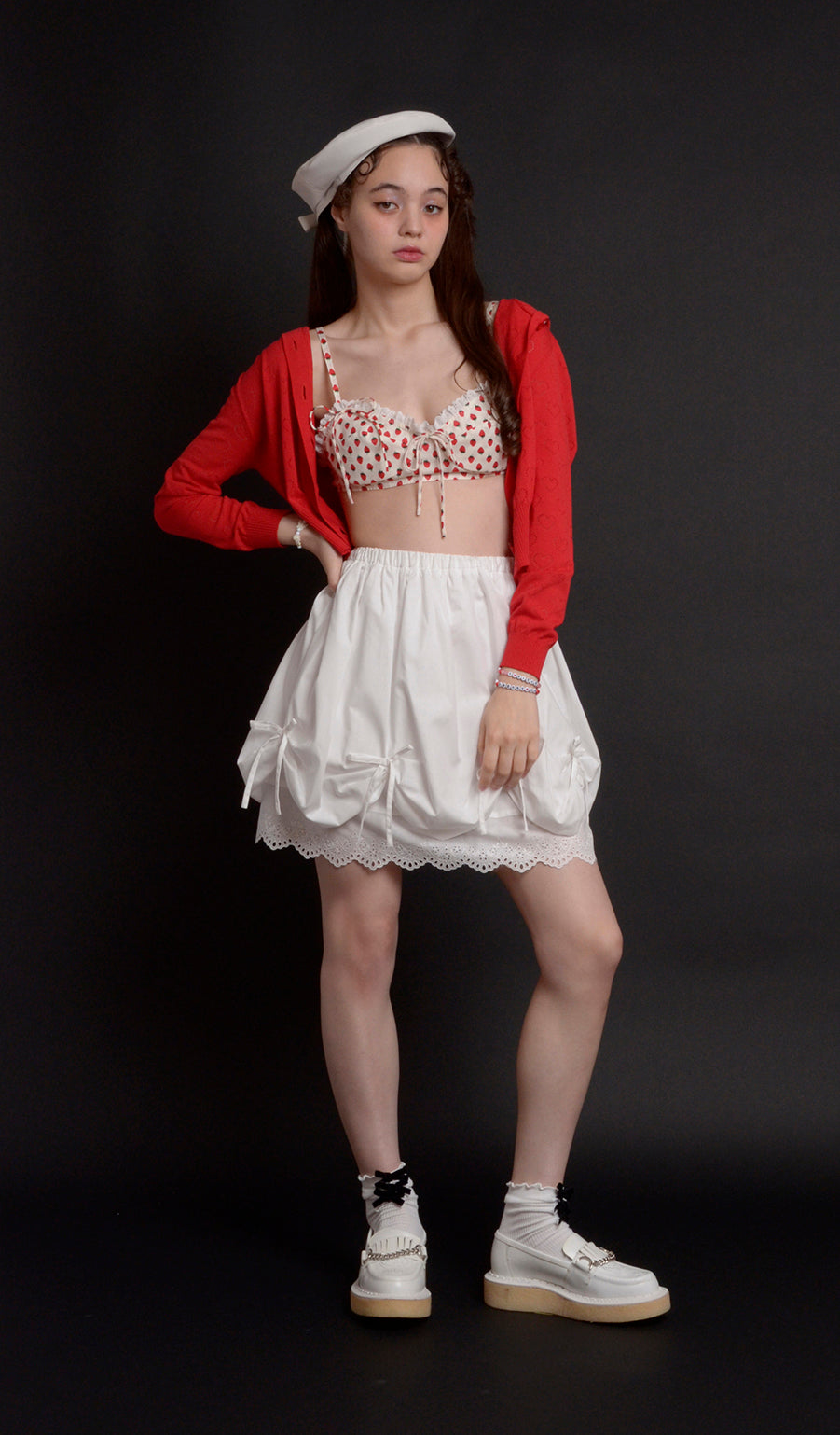 GIRL SUICIDE ribbon bralette