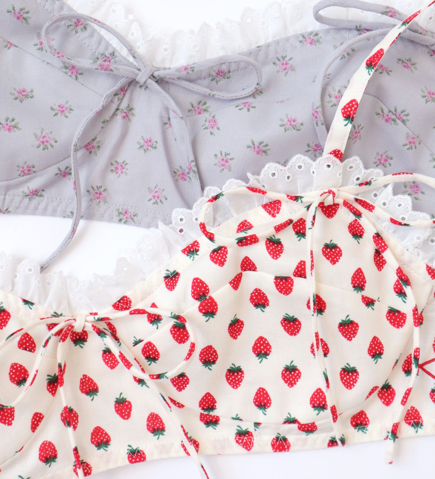 GIRL SUICIDE ribbon bralette