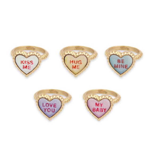 SWEET HEART petit heart candy ring