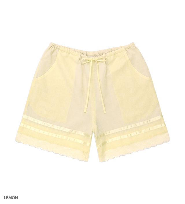 ASHBURY lacy short pants