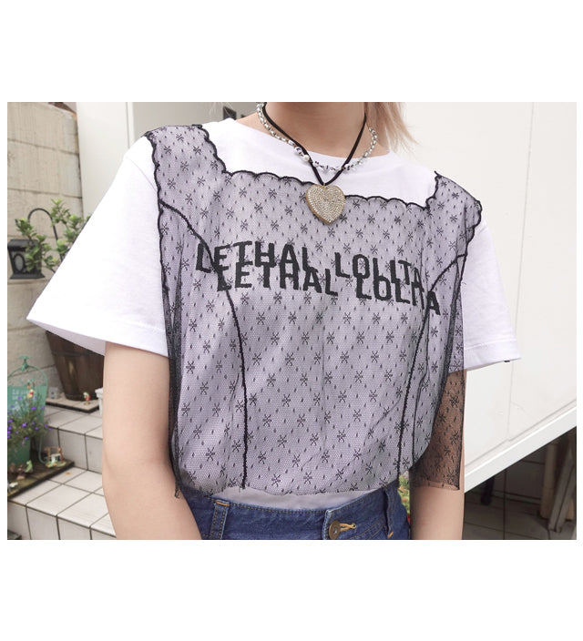 PRISM scallop blouse