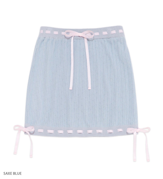 RIBBON TOSS ribbon mini skirt