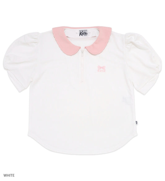 KATIE SPORTS CLUB puff sleeve top