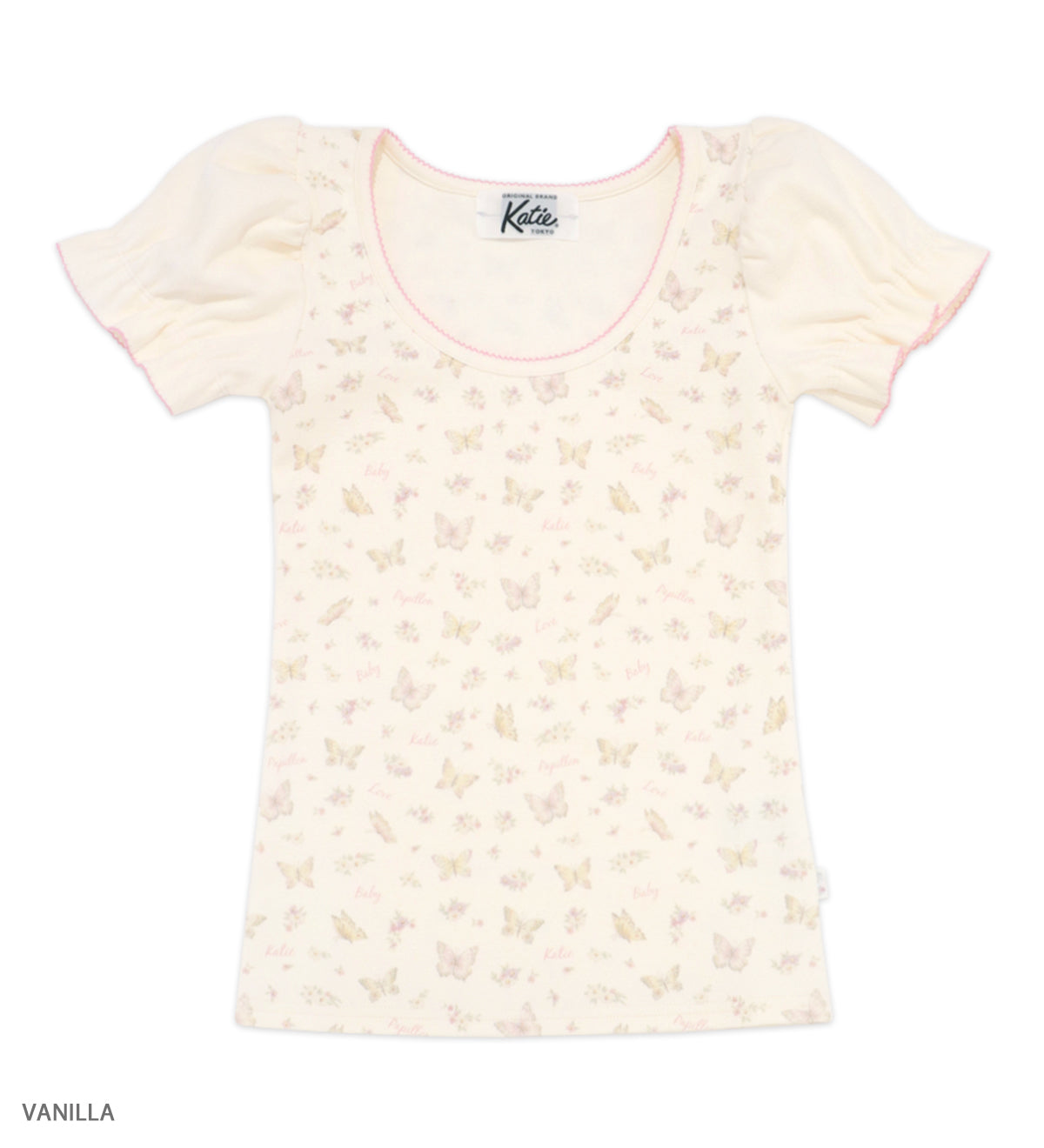 ROMANTIC PAPILLON puff tee