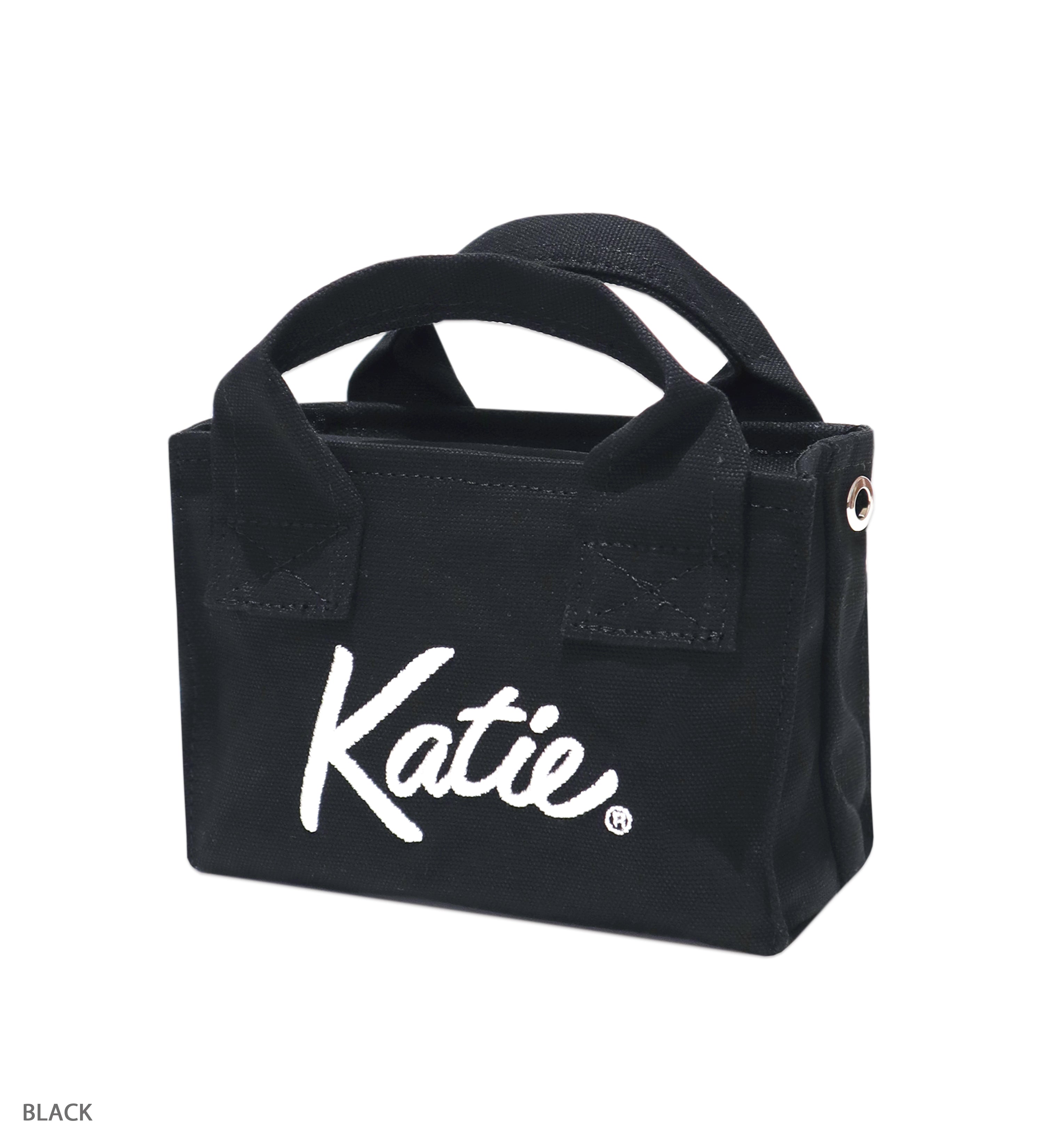 KATIE LOGO canvas mini tote