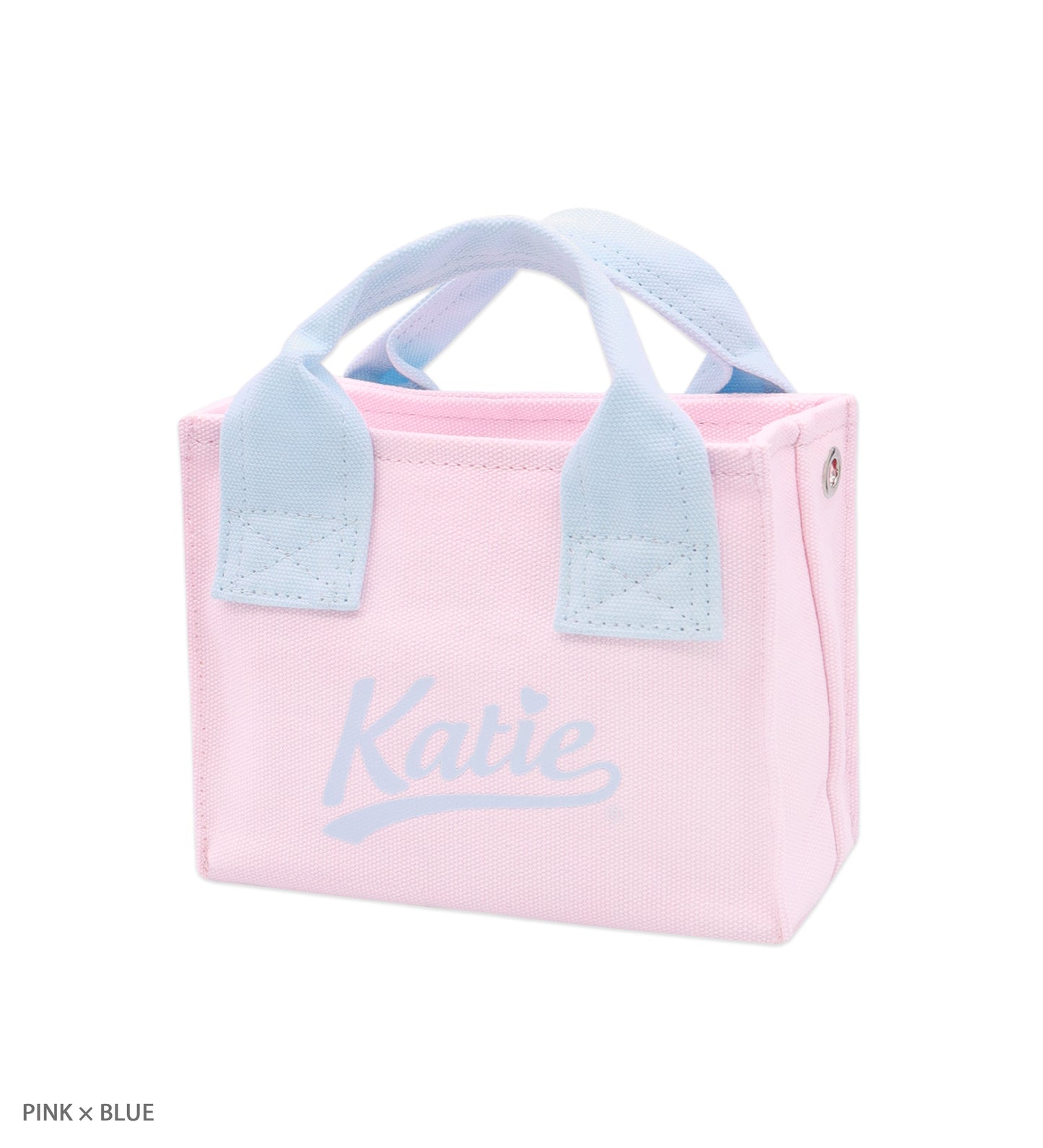 KATIE LOGO fluffy bunny canvas mini tote