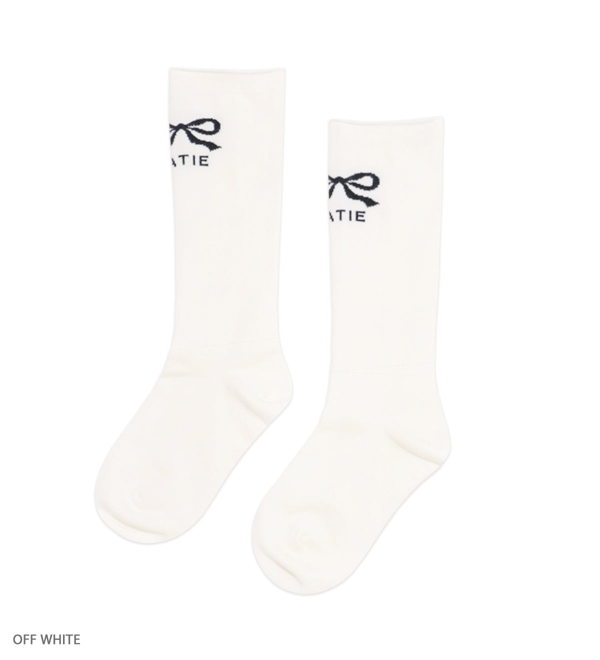 RIBBON LOGO middle socks