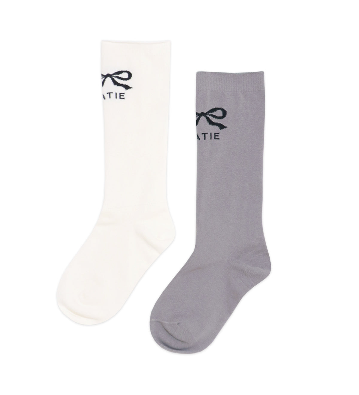 RIBBON LOGO middle socks