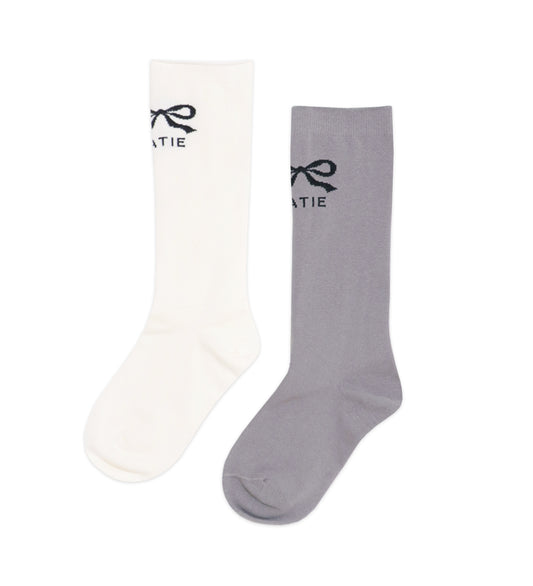 RIBBON LOGO middle socks