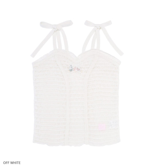 MY FAIR LACE ribbon camisole