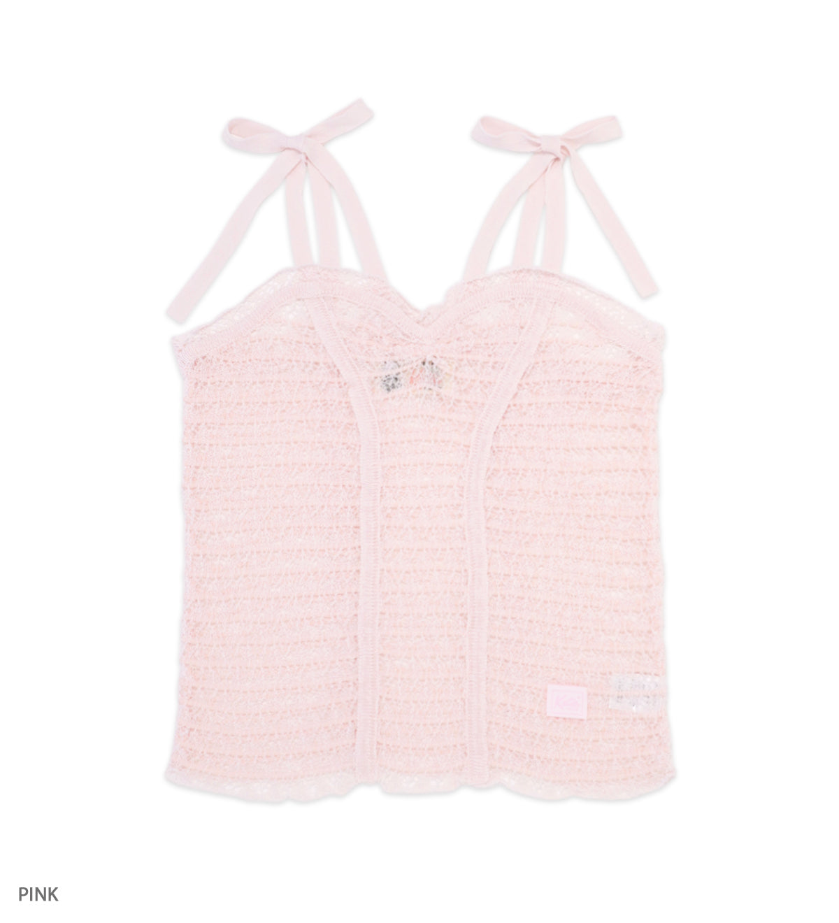 MY FAIR LACE ribbon camisole