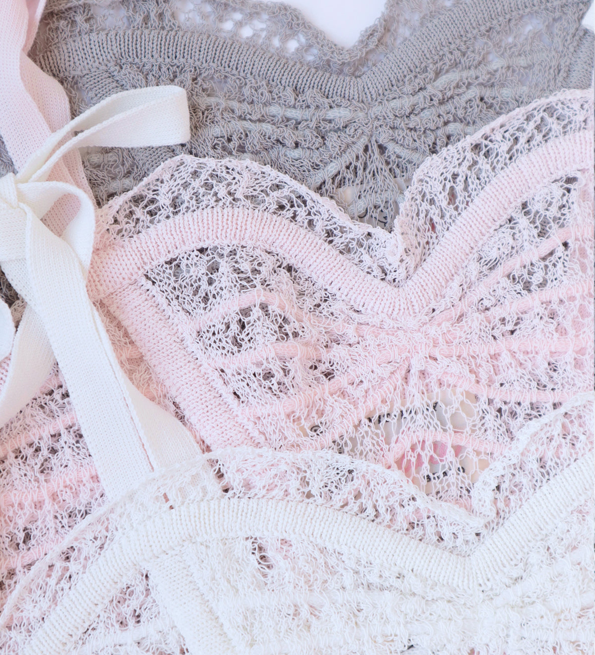 MY FAIR LACE ribbon camisole