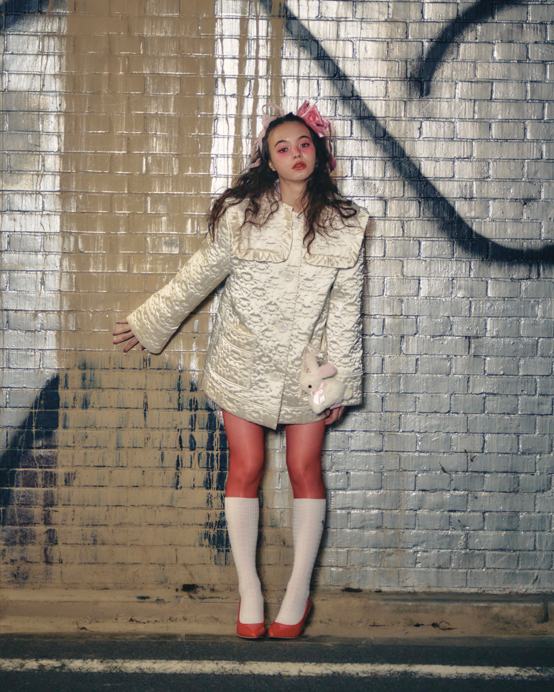 SNOW BUNNY quilt coat