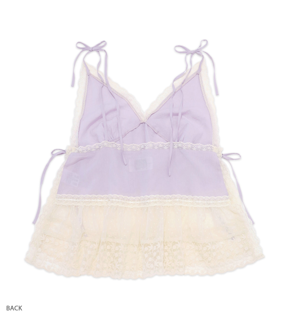 新品　Katie MAGIC TEA リボンキャミソール　ブラック　フリーサイズ MAGIC TEA ribbon camisole – Katie Tokyo