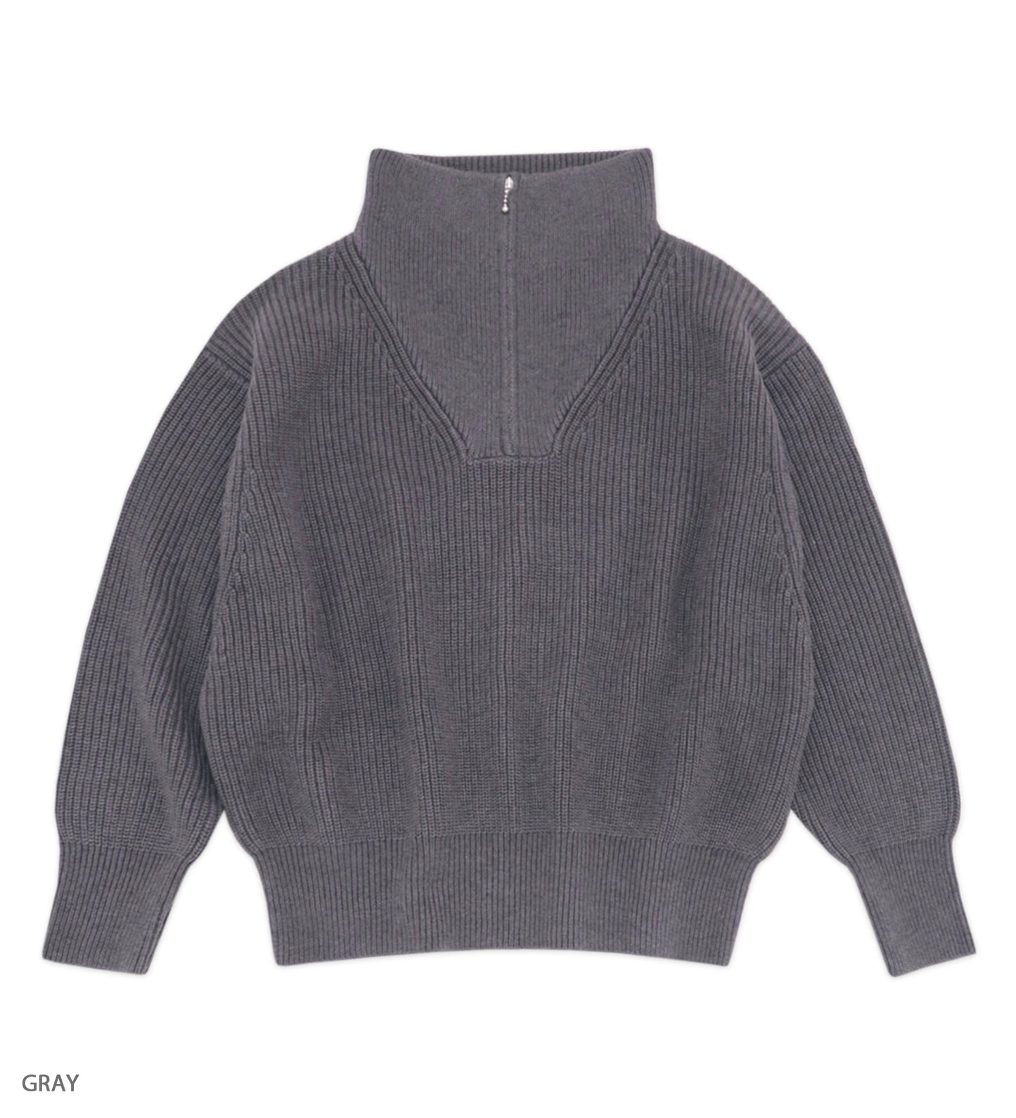BUNNY HUNT knit half zip