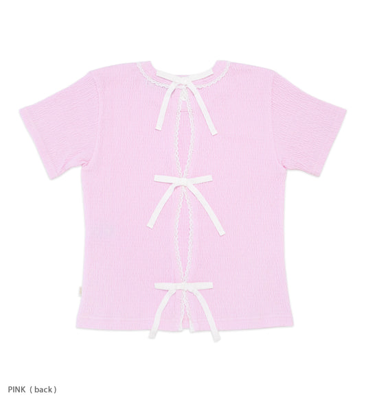 LOVED BY YOU ribbon tee