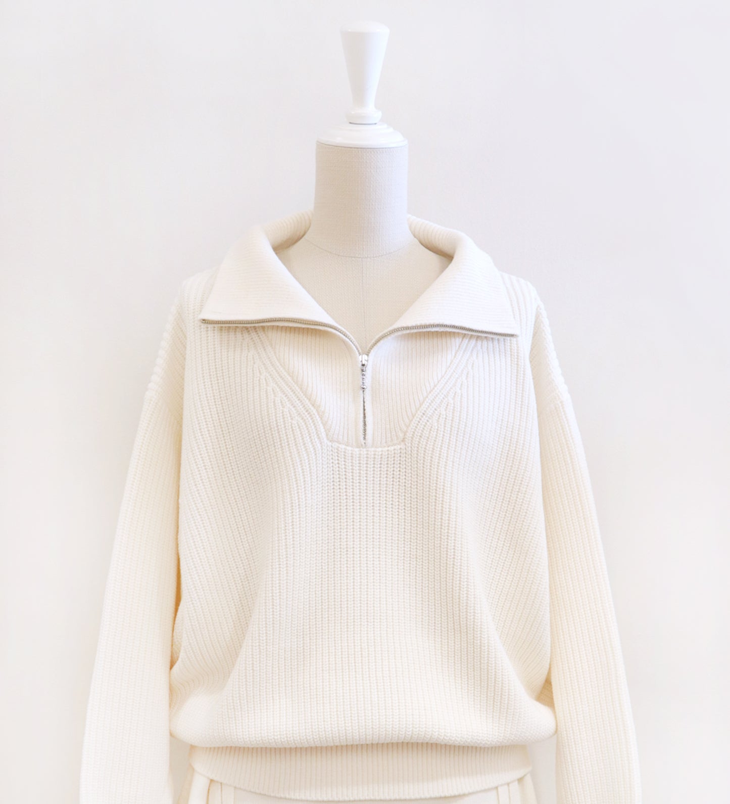 BUNNY HUNT knit half zip