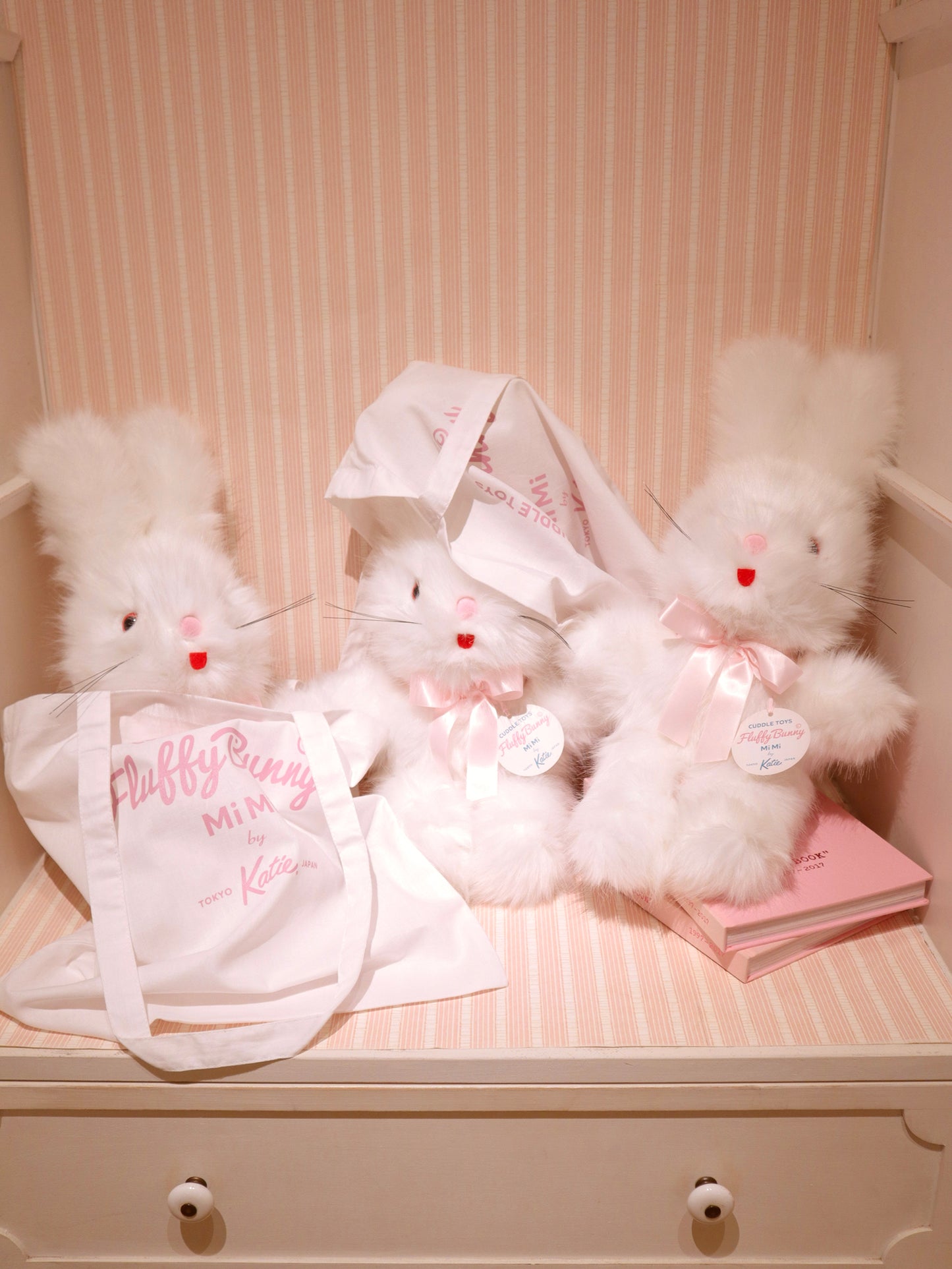 FLUFFY BUNNY "MiMi" plush & Tote Bag