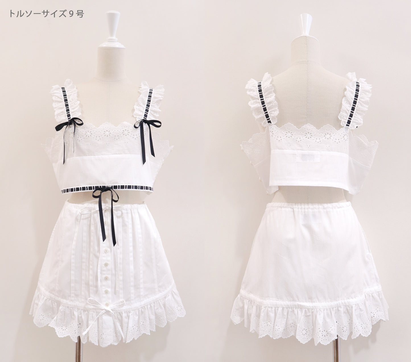 NO COUNTRY ribbon camisole