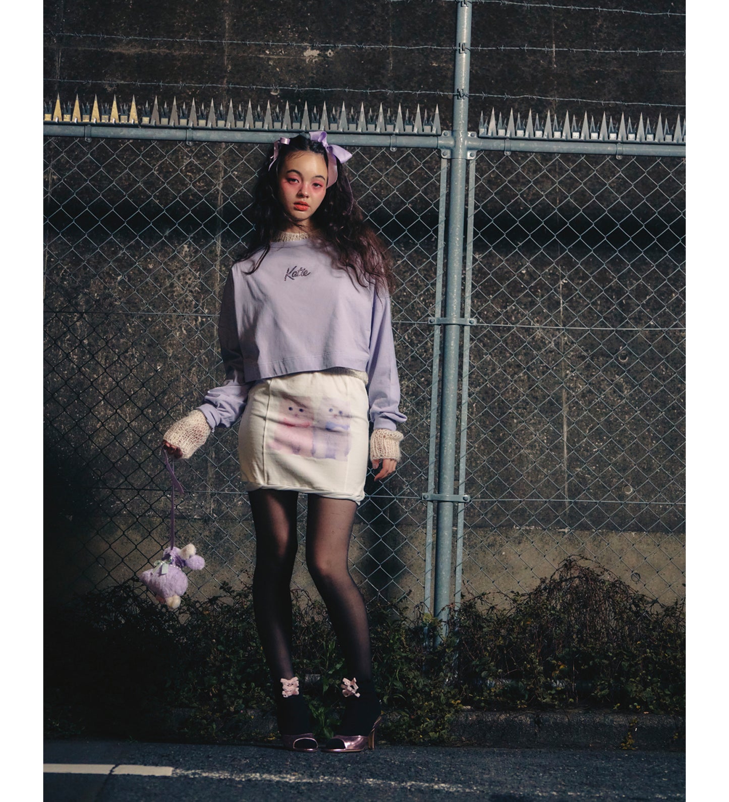 PRETTY ANARCHY mohair cardigan