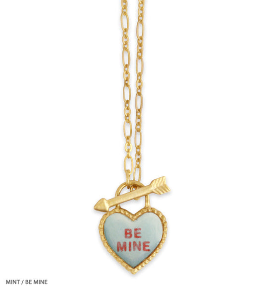 SWEET HEART heart candy necklace