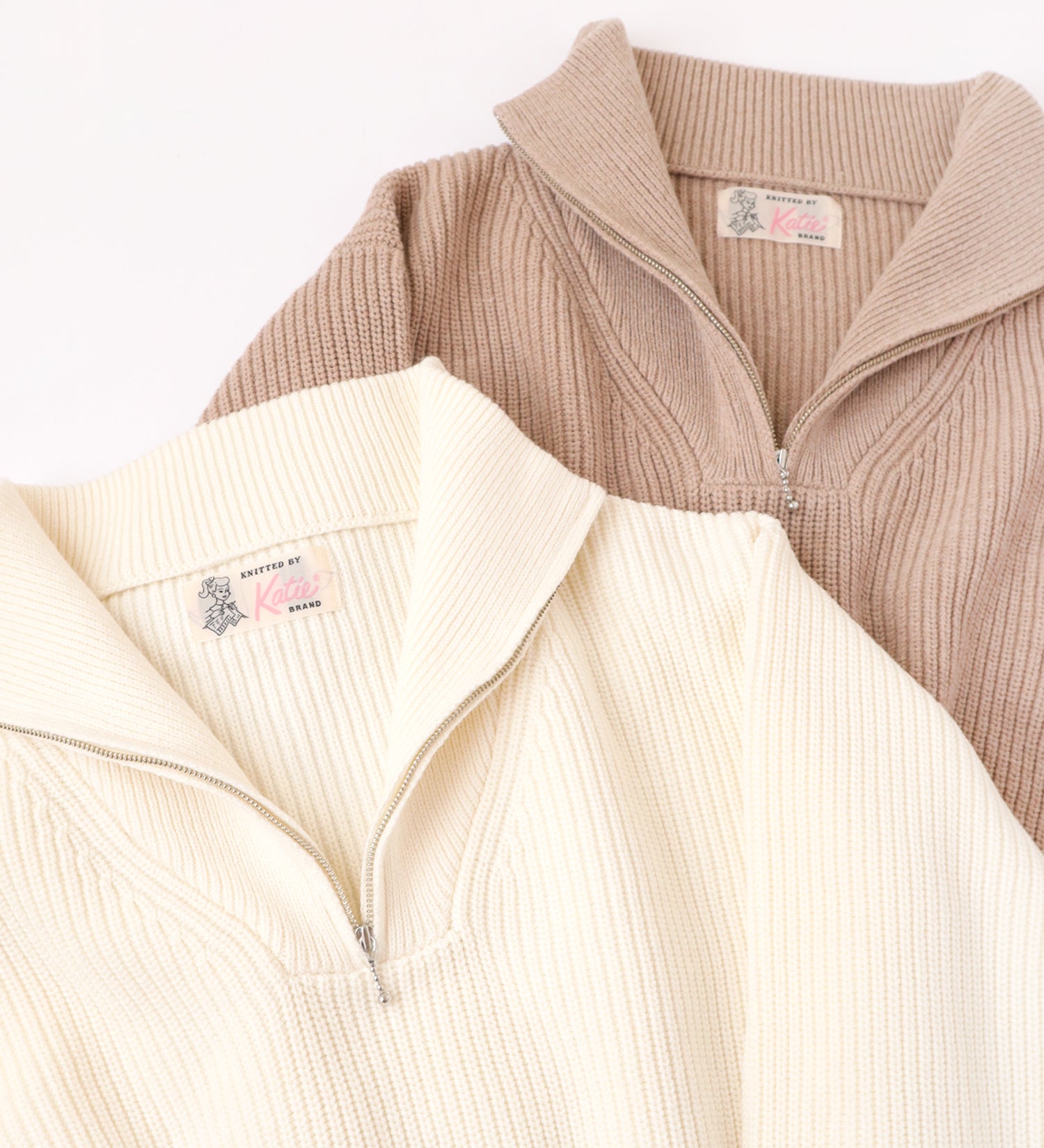 BUNNY HUNT knit half zip – Katie Tokyo